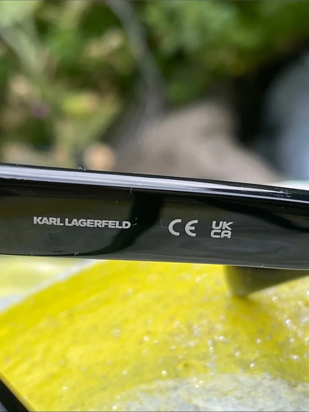 Karl Lagerfeld Glossy Black Cat-Eye Optical Glasses